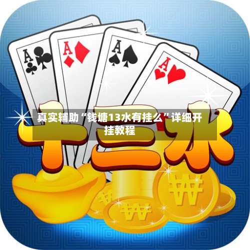 真实辅助“钱塘13水有挂么”详细开挂教程-第3张图片