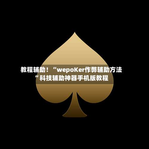 教程辅助！“wepoKer作弊辅助方法”科技辅助神器手机版教程-第3张图片