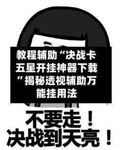 教程辅助“决战卡五星开挂神器下载	”揭秘透视辅助万能挂用法-第2张图片