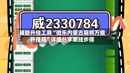 辅助开挂工具“微乐内蒙古麻将万能开挂器”详细分享装挂步骤-第3张图片