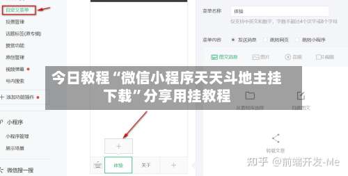 今日教程“微信小程序天天斗地主挂下载”分享用挂教程-第2张图片