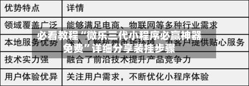 必看教程“微乐三代小程序必赢神器免费”详细分享装挂步骤-第2张图片