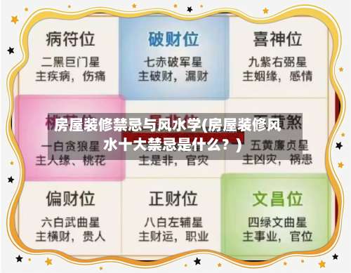 房屋装修禁忌与风水学(房屋装修风水十大禁忌是什么？)-第3张图片