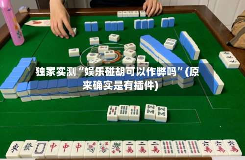 独家实测“娱乐碰胡可以作弊吗”(原来确实是有插件)-第1张图片