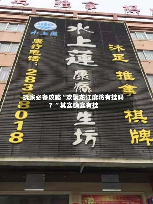 玩家必备攻略“欢聚龙江麻将有挂吗？”其实确实有挂-第1张图片