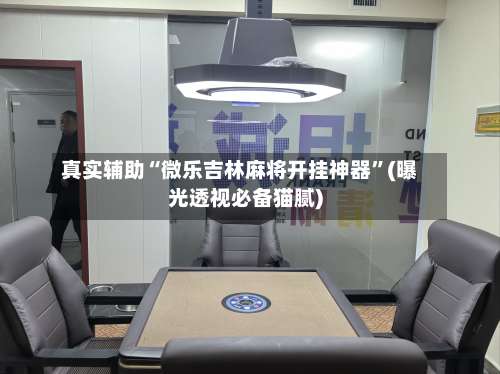 真实辅助“微乐吉林麻将开挂神器”(曝光透视必备猫腻)-第1张图片