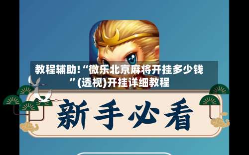 教程辅助!“微乐北京麻将开挂多少钱”(透视)开挂详细教程-第2张图片