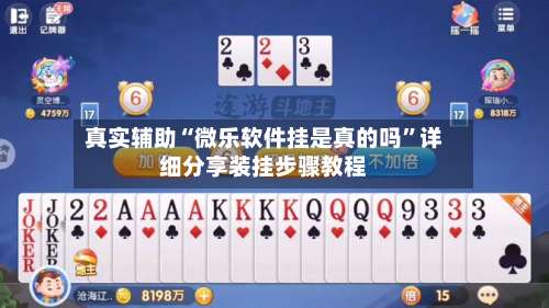 真实辅助“微乐软件挂是真的吗”详细分享装挂步骤教程-第1张图片