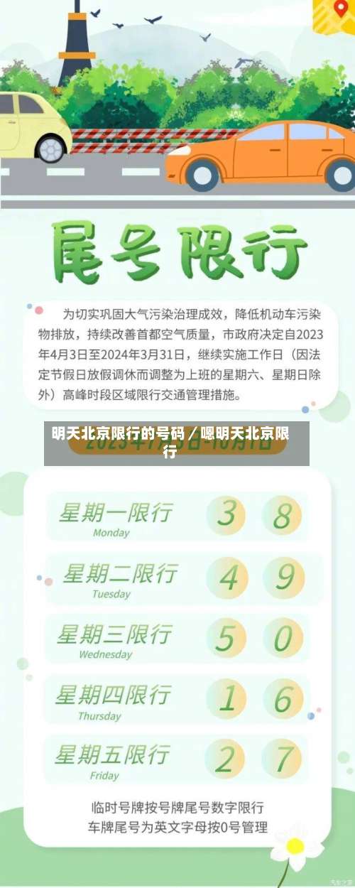 明天北京限行的号码／嗯明天北京限行-第2张图片