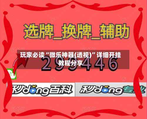 玩家必读“微乐神器(透视)	”详细开挂教程分享-第2张图片