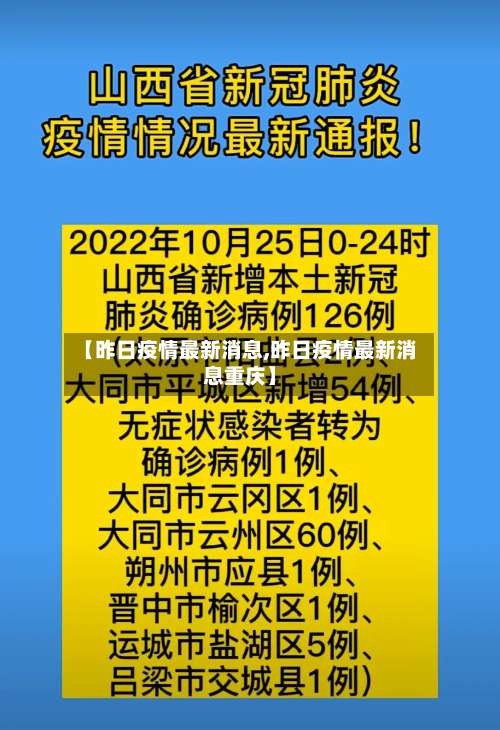 【昨日疫情最新消息,昨日疫情最新消息重庆】-第3张图片