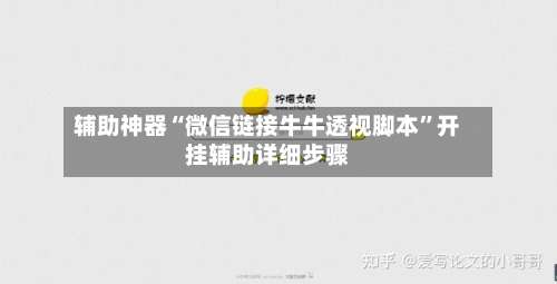 辅助神器“微信链接牛牛透视脚本”开挂辅助详细步骤-第2张图片