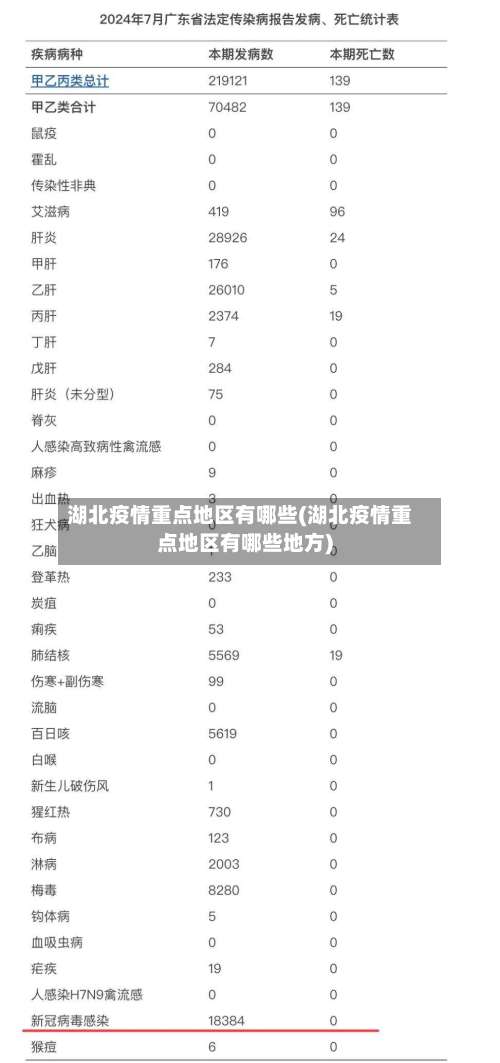 湖北疫情重点地区有哪些(湖北疫情重点地区有哪些地方)-第2张图片