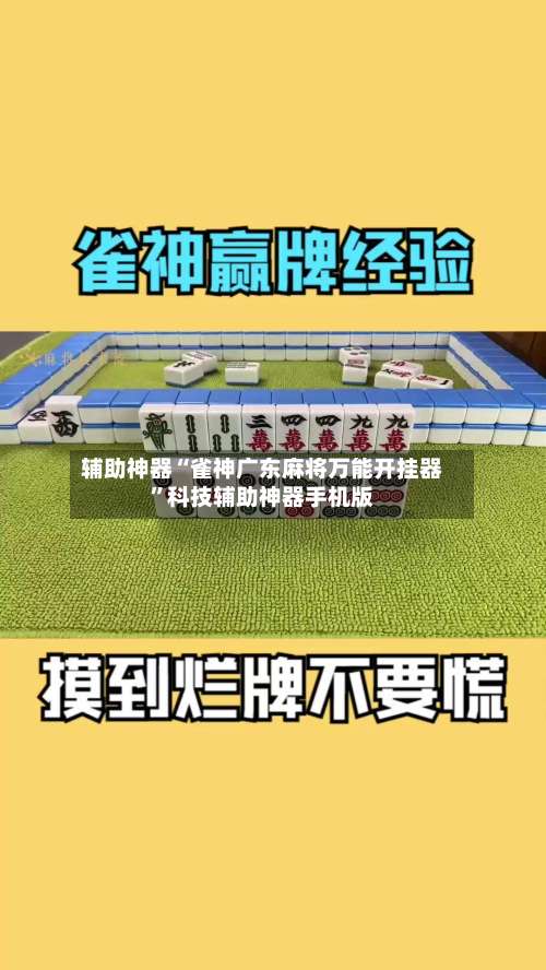 辅助神器“雀神广东麻将万能开挂器”科技辅助神器手机版-第1张图片