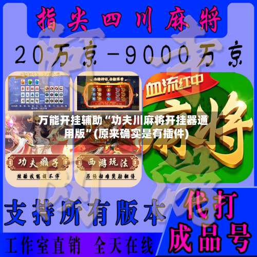万能开挂辅助“功夫川麻将开挂器通用版”(原来确实是有插件)-第1张图片
