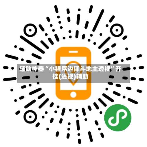 辅助神器“小程序边锋斗地主透视	”开挂(透视)辅助-第2张图片