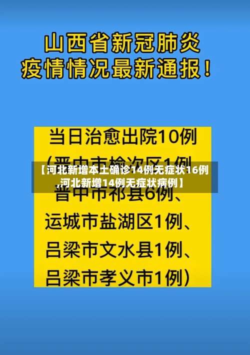 【河北新增本土确诊14例无症状16例,河北新增14例无症状病例】-第3张图片
