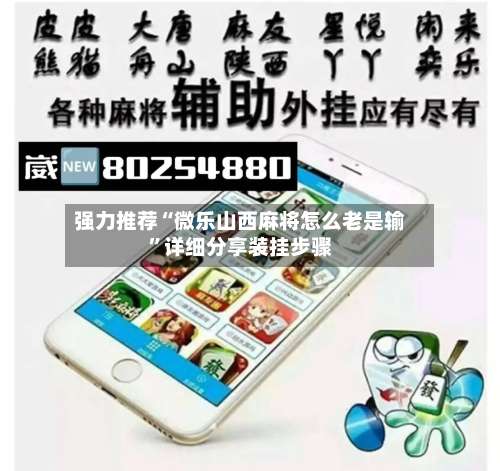 强力推荐“微乐山西麻将怎么老是输”详细分享装挂步骤-第2张图片