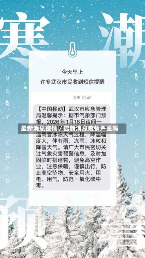最新消息疫情／最新消息疫情严重吗-第1张图片