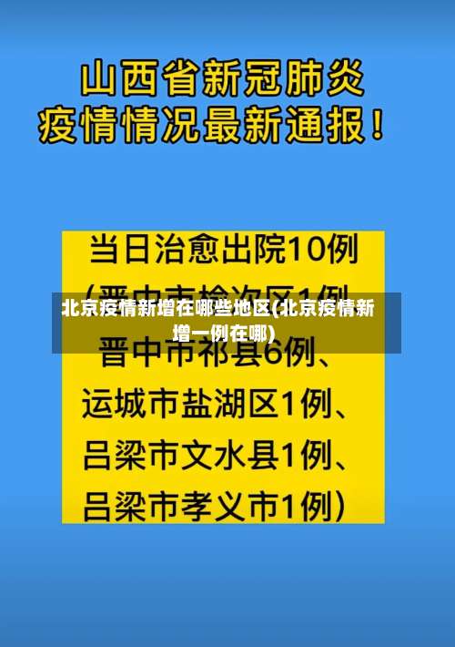 北京疫情新增在哪些地区(北京疫情新增一例在哪)-第2张图片