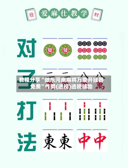 教程分享“微乐河南麻将万能开挂器免费”作弊(透视)透视辅助-第2张图片