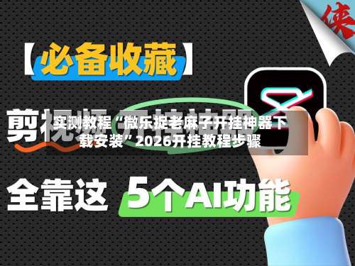 实测教程“微乐捉老麻子开挂神器下载安装	”2026开挂教程步骤-第1张图片