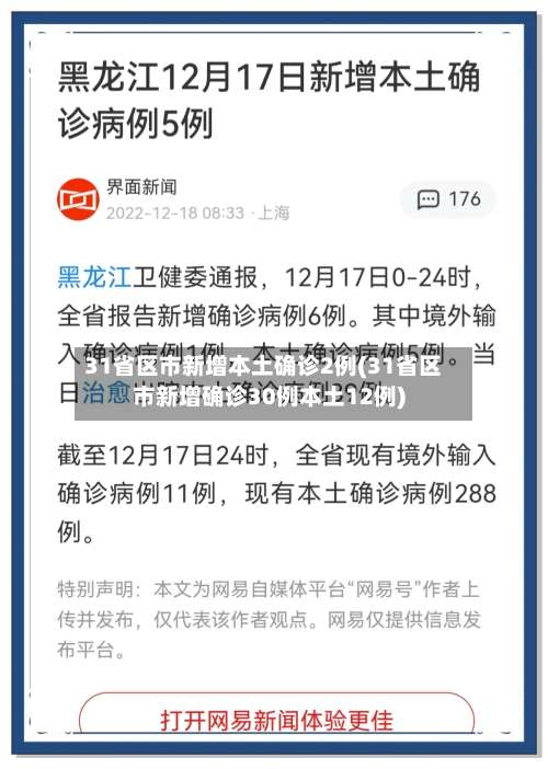 31省区市新增本土确诊2例(31省区市新增确诊30例本土12例)-第1张图片