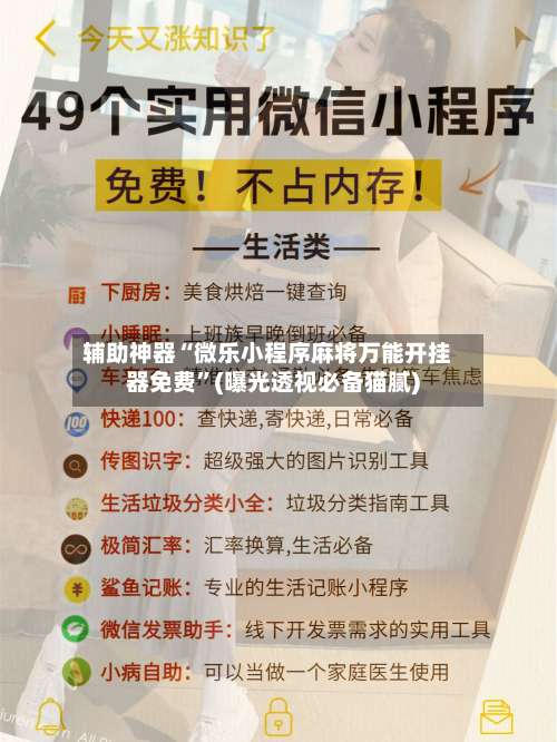 辅助神器“微乐小程序麻将万能开挂器免费	”(曝光透视必备猫腻)-第2张图片