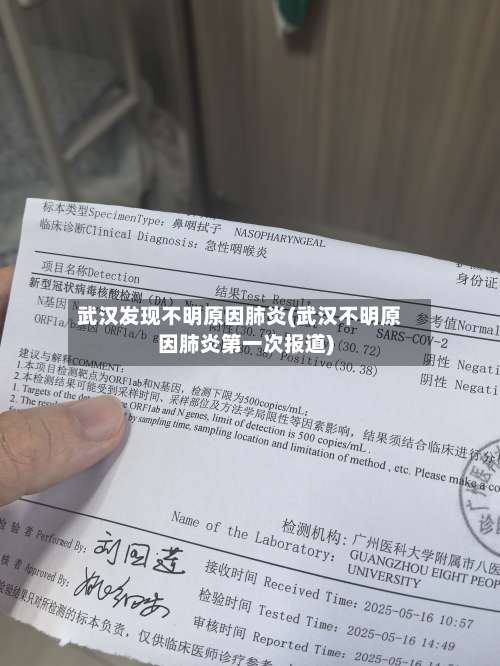 武汉发现不明原因肺炎(武汉不明原因肺炎第一次报道)-第1张图片