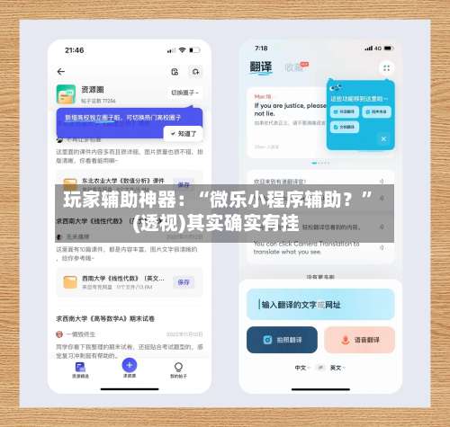 玩家辅助神器：“微乐小程序辅助？”(透视)其实确实有挂-第1张图片