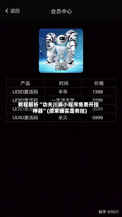 教程解析“功夫川麻小程序免费开挂神器”(原来确实是有挂)-第3张图片