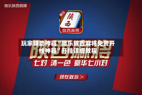 玩家辅助神器“微乐陕西麻将免费开挂神器”开挂详细教程-第1张图片