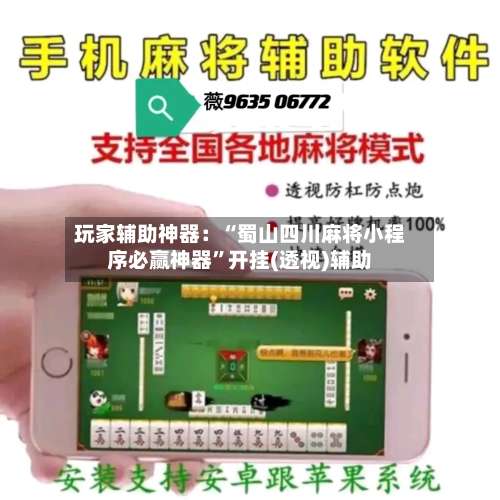 玩家辅助神器：“蜀山四川麻将小程序必赢神器”开挂(透视)辅助-第3张图片