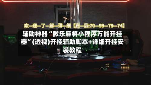 辅助神器“微乐麻将小程序万能开挂器	”(透视)开挂辅助脚本+详细开挂安装教程-第2张图片