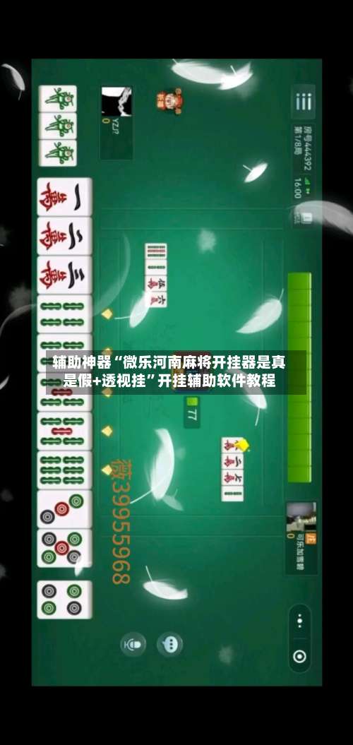 辅助神器“微乐河南麻将开挂器是真是假+透视挂	”开挂辅助软件教程-第2张图片