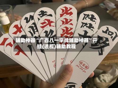 辅助神器“广西八一字牌辅助神器”开挂(透视)辅助教程-第1张图片