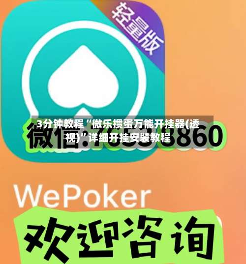 3分钟教程“微乐掼蛋万能开挂器(透视)	”详细开挂安装教程-第1张图片