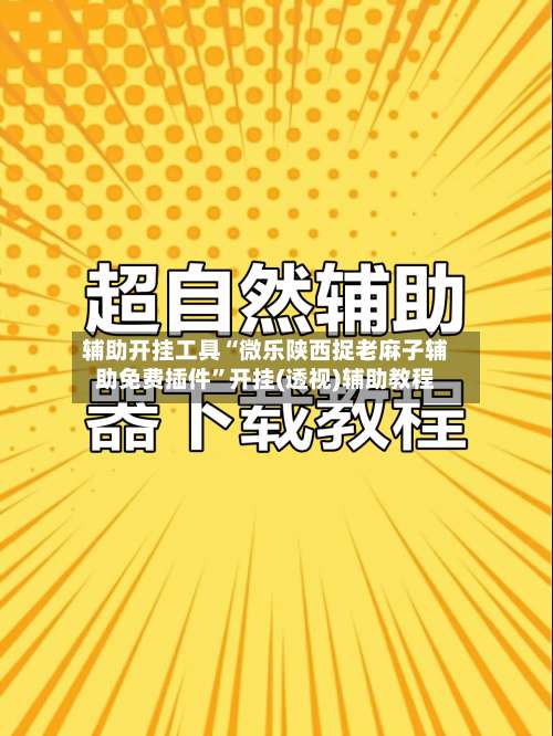 辅助开挂工具“微乐陕西捉老麻子辅助免费插件	”开挂(透视)辅助教程-第1张图片