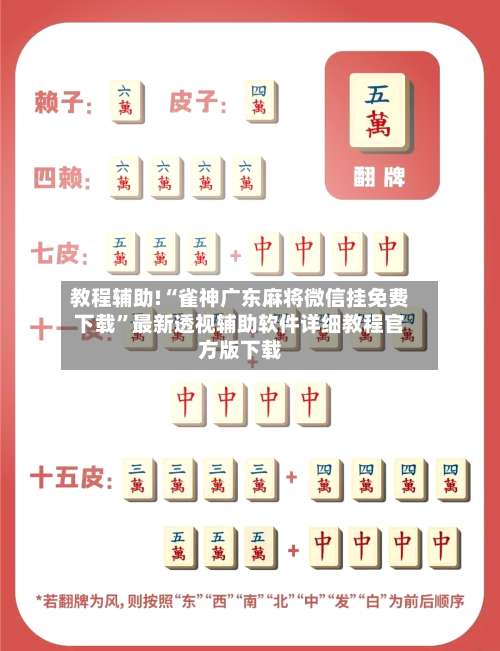 教程辅助!“雀神广东麻将微信挂免费下载	”最新透视辅助软件详细教程官方版下载-第1张图片