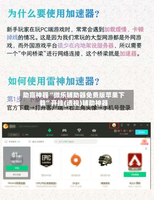 助赢神器“微乐辅助器免费版苹果下载”开挂(透视)辅助神器-第1张图片