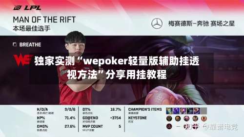 独家实测“wepoker轻量版辅助挂透视方法”分享用挂教程-第3张图片