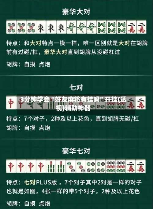 3分钟学会“好友麻将有挂吗	”开挂(透视)辅助神器-第2张图片