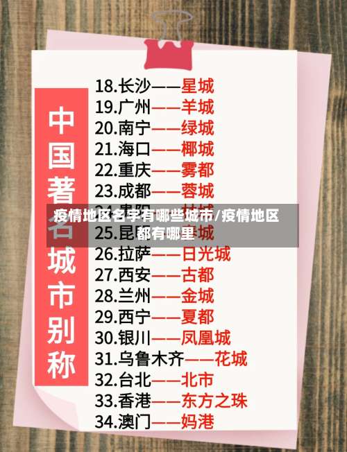 疫情地区名字有哪些城市/疫情地区都有哪里-第1张图片
