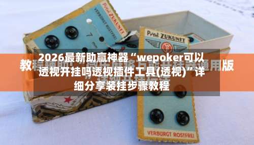 2026最新助赢神器“wepoker可以透视开挂吗透视插件工具(透视)	”详细分享装挂步骤教程-第2张图片
