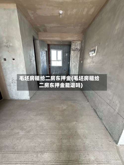 毛坯房租给二房东押金(毛坯房租给二房东押金能退吗)-第2张图片