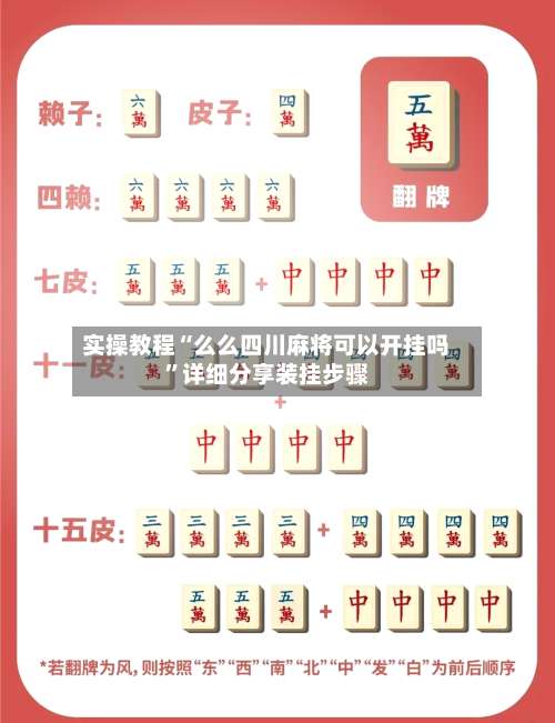 实操教程“么么四川麻将可以开挂吗	”详细分享装挂步骤-第3张图片