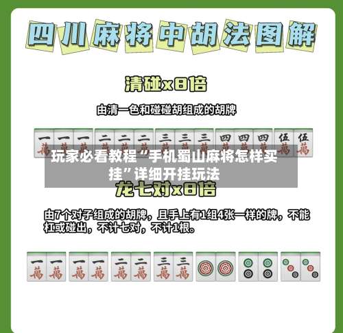 玩家必看教程“手机蜀山麻将怎样买挂”详细开挂玩法-第1张图片