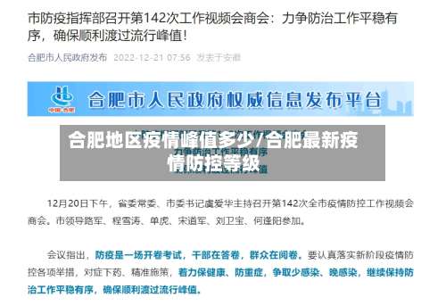 合肥地区疫情峰值多少/合肥最新疫情防控等级-第1张图片