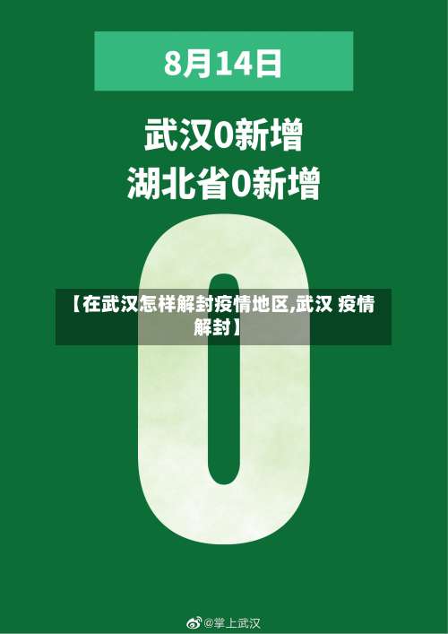 【在武汉怎样解封疫情地区,武汉 疫情 解封】-第1张图片