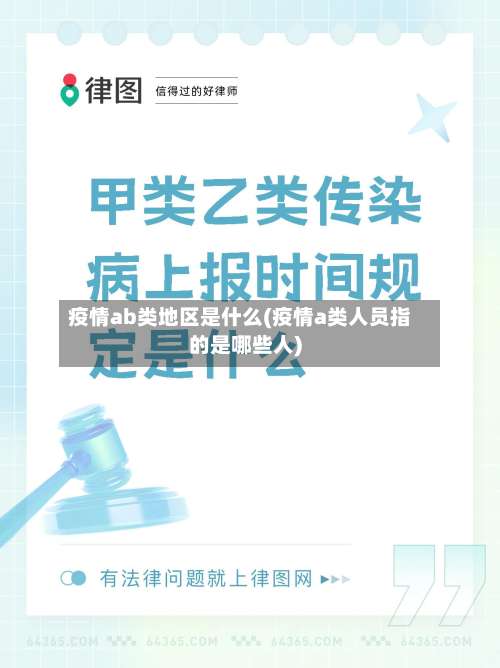 疫情ab类地区是什么(疫情a类人员指的是哪些人)-第1张图片